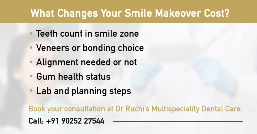 cost of smile makeover in coimbatore